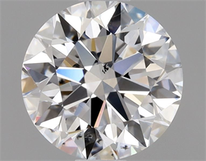 Foto Diamante Natural 0.90 quilates, Redondo , Color E, claridad SI2 y certificado GIA de