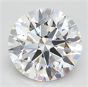 Lab Grown Diamond 3.22 Carats, Round with Ideal Cut, D Color, IF Clarity and Certified by IGI