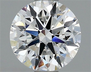 Picture of Natural Diamond 0.76 Carats, Round with Excellent Cut, D Color, VVS1 Clarity and Certified by GIA