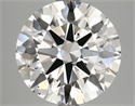 Lab Grown Diamond 3.68 Carats, Round with Ideal Cut, F Color, VS2 Clarity and Certified by IGI