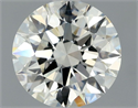 Natural Diamond 1.02 Carats, Round with Excellent Cut, J Color, VVS1 Clarity and Certified by GIA