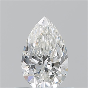 Picture of Natural Diamond 0.50 Carats, Pear with  Cut, G Color, VVS2 Clarity and Certified by GIA