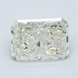 Foto Diamante Natural 1.21 quilates, Radiante , Color L, claridad SI2 y certificado GIA de