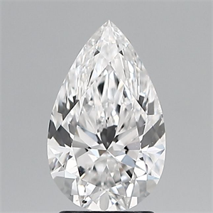Picture of Natural Diamond 2.01 Carats, Pear with  Cut, D Color, SI1 Clarity and Certified by GIA
