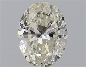 Picture of Natural Diamond 1.51 Carats, Oval with  Cut, K Color, SI1 Clarity and Certified by GIA