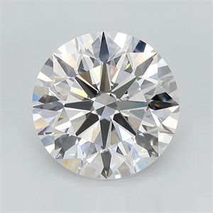 Picture of Lab Grown Diamond 5.28 Carats, Round with Ideal Cut, E Color, VVS2 Clarity and Certified by IGI