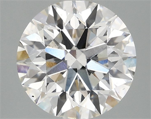Picture of Lab Grown Diamond 2.55 Carats, Round with Excellent Cut, F Color, SI1 Clarity and Certified by IGI