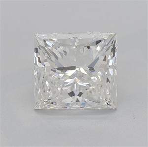 Picture of Natural Diamond 2.18 Carats, Princess with  Cut, H Color, SI2 Clarity and Certified by GIA