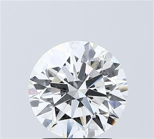 Picture of Lab Grown Diamond 2.05 Carats, Round with Ideal Cut, D Color, VVS1 Clarity and Certified by IGI