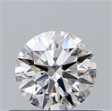 Diamante Natural 0.48 quilates, Redondo , Color E, claridad VVS2 y certificado GIA
