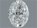 Natural Diamond 1.01 Carats, Oval with  Cut, G Color, VS2 Clarity and Certified by GIA