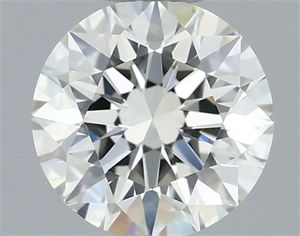 Picture of Natural Diamond 0.51 Carats, Round with Excellent Cut, L Color, IF Clarity and Certified by GIA