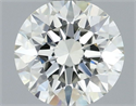Natural Diamond 0.51 Carats, Round with Excellent Cut, L Color, IF Clarity and Certified by GIA