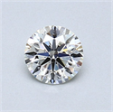 Diamante Natural 0.49 quilates, Redondo , Color J, claridad VS1 y certificado GIA