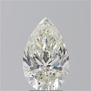 Foto Diamante Natural 3.01 quilates, De pera , Color K, claridad SI2 y certificado GIA de