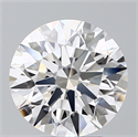 Lab Grown Diamond 3.76 Carats, Round with Ideal Cut, D Color, VVS2 Clarity and Certified by IGI