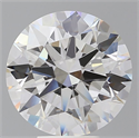 Lab Grown Diamond 6.53 Carats, Round with Ideal Cut, F Color, VS1 Clarity and Certified by IGI