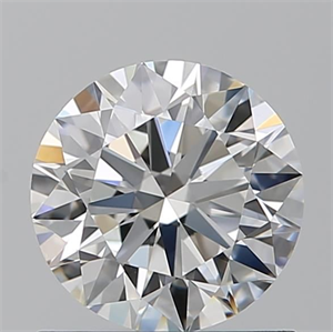 Picture of Natural Diamond 0.91 Carats, Round with Excellent Cut, H Color, VS1 Clarity and Certified by GIA