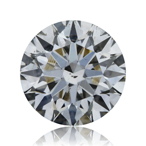 Picture of Natural Diamond 0.72 Carats, Round with Excellent Cut, H Color, SI1 Clarity and Certified by GIA