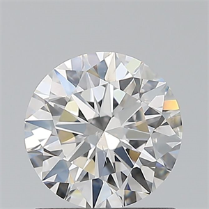 Foto Diamante Natural 0.80 quilates, Redondo , Color F, claridad SI1 y certificado GIA de