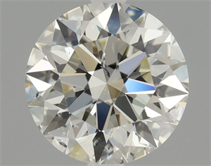 Picture of Natural Diamond 1.20 Carats, Round with Excellent Cut, K Color, SI2 Clarity and Certified by GIA