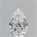Natural Diamond 0.70 Carats, Pear with  Cut, F Color, VS2 Clarity and Certified by GIA
