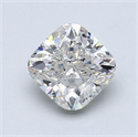 Natural Diamond 1.20 Carats, Cushion with  Cut, I Color, SI2 Clarity and Certified by GIA