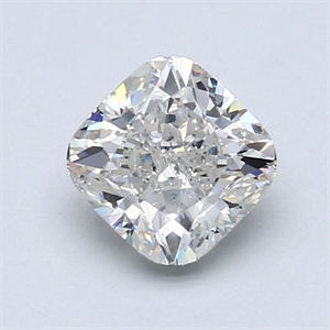 Picture of Natural Diamond 1.20 Carats, Cushion with  Cut, I Color, SI2 Clarity and Certified by GIA