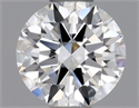 Diamante Natural 0.50 quilates, Redondo , Color D, claridad FL y certificado GIA