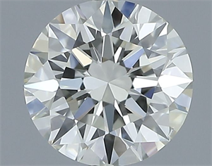 Picture of Natural Diamond 0.50 Carats, Round with Excellent Cut, J Color, VS2 Clarity and Certified by IGI