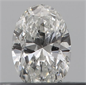 Natural Diamond 0.18 Carats, Oval with  Cut, G Color, SI2 Clarity and Certified by GIA