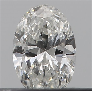 Picture of Natural Diamond 0.18 Carats, Oval with  Cut, G Color, SI2 Clarity and Certified by GIA