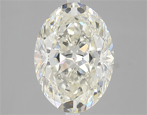 Picture of Natural Diamond 3.01 Carats, Oval with  Cut, J Color, SI1 Clarity and Certified by GIA