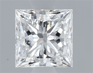 Picture of Natural Diamond 0.50 Carats, Princess with  Cut, D Color, VS2 Clarity and Certified by GIA