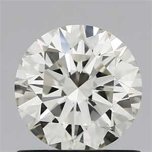 Picture of Natural Diamond 0.83 Carats, Round with Excellent Cut, K Color, VS1 Clarity and Certified by IGI