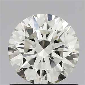 Picture of Natural Diamond 0.83 Carats, Round with Excellent Cut, K Color, VS1 Clarity and Certified by IGI