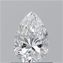 Natural Diamond 0.71 Carats, Pear with  Cut, E Color, VS1 Clarity and Certified by GIA