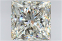Natural Diamond 1.02 Carats, Princess with  Cut, E Color, SI2 Clarity and Certified by GIA
