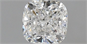 Diamante Natural 0.54 quilates, Del cojín , Color F, claridad SI1 y certificado GIA