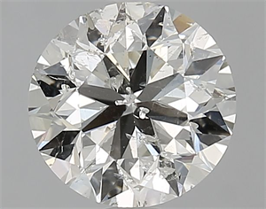 Picture of Natural Diamond 1.50 Carats, Round with Very Good Cut, J Color, I1 Clarity and Certified by GIA