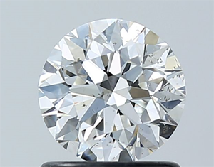 Foto Diamante Natural 0.90 quilates, Redondo , Color G, claridad SI2 y certificado GIA de