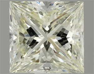Foto Diamante Natural 0.83 quilates, Princesa , Color N, claridad VS1 y certificado GIA de