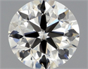 Diamante Natural 0.70 quilates, Redondo , Color J, claridad VVS2 y certificado GIA