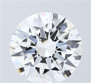 Picture of Lab Grown Diamond 7.05 Carats, Round with Excellent Cut, F Color, VVS2 Clarity and Certified by IGI