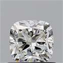 Natural Diamond 0.71 Carats, Cushion with  Cut, I Color, VS2 Clarity and Certified by GIA