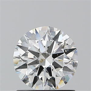 Picture of Natural Diamond 1.00 Carats, Round with Excellent Cut, G Color, SI1 Clarity and Certified by GIA
