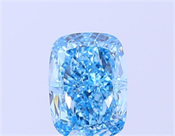 Picture of Lab Grown Diamond 1.28 Carats, CUSHION MODIFIED with  Cut, Fancy Vivid Blue Color, VS1 Clarity and Certified by IGI
