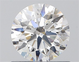 Foto Diamante Natural 0.71 quilates, Redondo , Color E, claridad VS1 y certificado GIA de