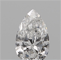 Natural Diamond 0.23 Carats, Pear with  Cut, E Color, SI2 Clarity and Certified by GIA