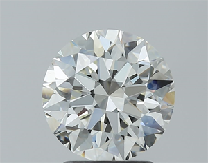 Picture of Natural Diamond 2.30 Carats, Round with Excellent Cut, H Color, VS1 Clarity and Certified by IGI